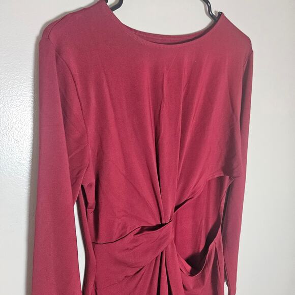 NWOT Long Sleeve Cutout BodyCon Mini Dress Sz Large - Picture 3 of 11